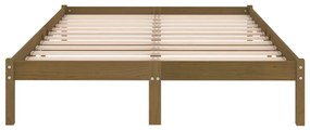 Giroletto marrone miele in legno massello di pino 140x200 cm