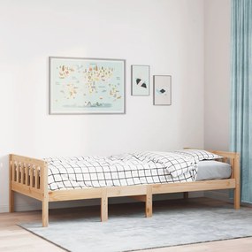 Letto Per Bambini Senza Materasso 90x200 Cm Legno Massello Pino /