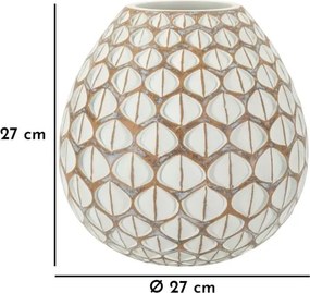 Vaso Resina Tibet Cm Ø 27X27