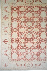 Yazd Tappeto 480x370 Rosso (Iran) Annodato A Mano