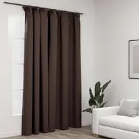 Tenda Oscurante Effetto Lino con Ganci Talpa 290x245 cm cod 11451