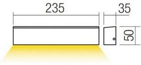 Redo 90394 - LED Applique da esterno OMNIA LED/12W/230V 3000K IP54 grigio