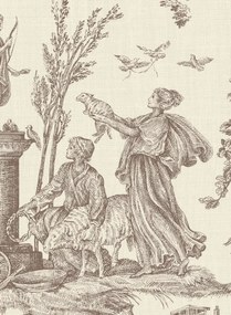 Lewis & Wood Carta da parati Toile Baptiste - Marron
