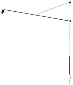 Nemo Lighting - Swan Applique da Parete 2700K Nero Opaco Nemo Lighting