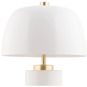 Lampada da tavolo dimmerabile a LED bianchi con paralume in metallo (altezza 30 cm) Freya - Leitmotiv