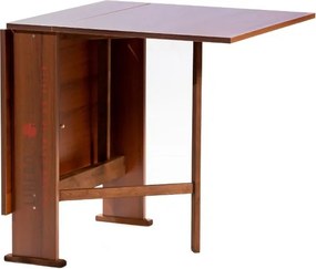 Tavolo da pranzo richiudibile in legno 136x74 cm SUSANNA Noce