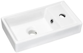 COMAD UM-VEDEA 40 - Lavabo da appoggio VEDEA 40x22 cm ceramica bianco lucido
