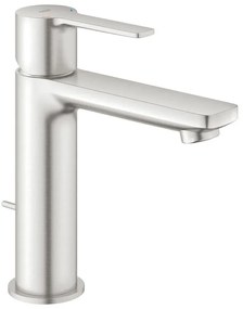 Rubinetto per lavabo a canna media Lineare cromo spazzolato lucido GROHE