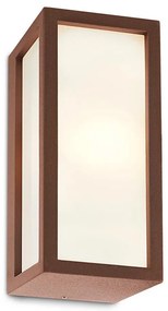 Redo 9897 - Applique da esterno BRICK 1xE27/23W/230V IP54 marrone