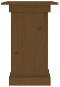 Portafiori marrone miele 40x40x60 cm in legno massello di pino