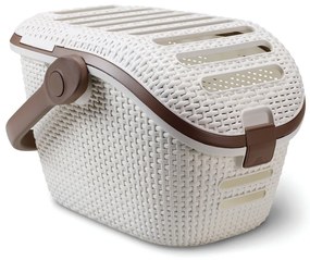 Scatola bianca per il trasporto di animali Vintage - Curver