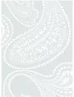 Cole & Son Carta da parati Rajapur - White on Light Blue