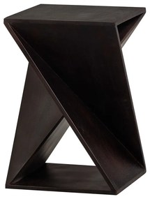 Tavolino in acacia massiccia 41x41 cm Ikem – WOOOD