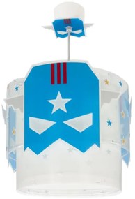 Dalber 61812 - Lampadario per bambini BLU HERO 1xE27/15W/230V