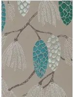 Harlequin Carta da parati Epitome - Turquoise/ Pea/ Gilver