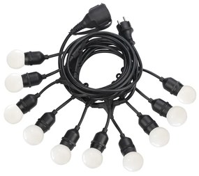 Sospensione Moderna Fiesta Materie Plastiche Nero 10 Luci E27