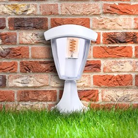 Lampada da esterno FOX 1xE27/40W/230V IP44 bianca