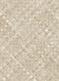 Flecht-Tapete Pandan von Arte - Braunbeige