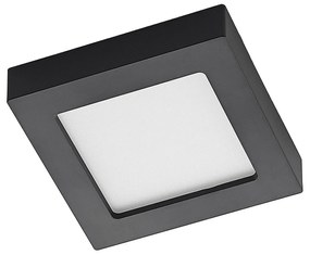 Prios plafoniera LED Alette, nera, 12 W, CCT, dimmerabile