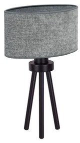 Duolla - Lampada da tavolo OVAL 1xE27/15W/230V diametro 30 cm grigio