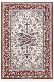 Isfahan Tappeto 170 x 110 (Iran) Annodato A Mano