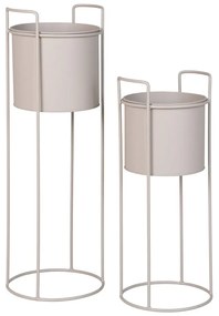 Set di coprivaso in metallo 2 pz ø 21,5 cm Rabo - House Nordic
