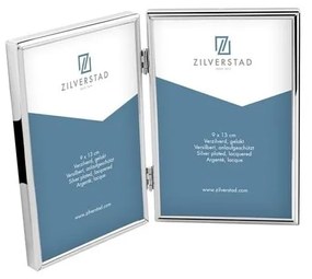 Cornice da appoggio/parete in metallo color argento 26x18 cm Sweet Memory - Zilverstad