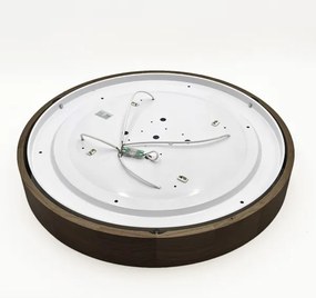 Brilagi - Plafoniera LED CARVALHO 4xE27/60W/230V rovere/noce Ø 57,5 cm