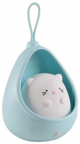 Luce di orientamento per bambini con sensore KITTY LED/0,5W/5V USB blu
