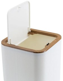 Set da bagno ZOYA 5 pz bianco/marrone