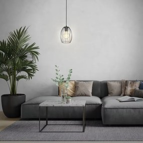 Brilo - Lampada a sospensione WAKTU con cavo 1xE27/60W/230V