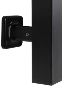 Portasciugamani elettrico con termostato SILOUETTE 187W/230V 120,6cm IP44 nero destra