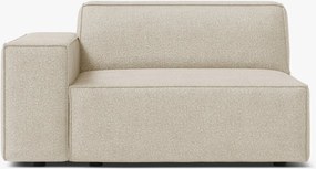 Modulo terminale Jodie con bracciolo in bouclé Baloo – L102 cm