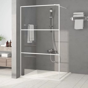 Parete Doccia Walk İn Bianca 115x195 Cm Vetro Trasparente Esg /