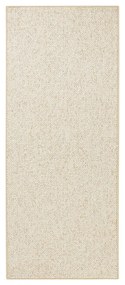Runner in crema, 80 x 300 cm Wolly - BT Carpet