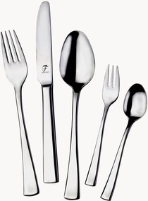 Set di 30 posate in acciaio inossidabile lucido Carmen, 6 persone