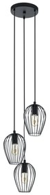 Eglo 49479 - Lampadario NEWTOWN 3xE27/60W/230V