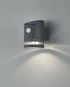 Salta applique led 3w 165lm, 3000k da esterno solare ricaricabile a...