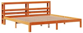 Letto senza materasso marrone cera 180x200 cm in legno di pino