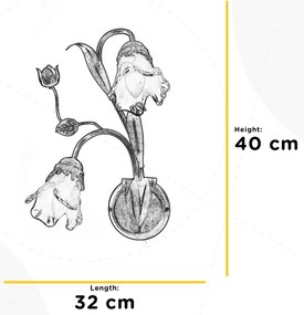 ONLI - Applique ARIANNA 2xE14/6W/230V