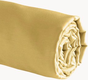 Lenzuolo con angoli boxspring in raso di cotone Uni