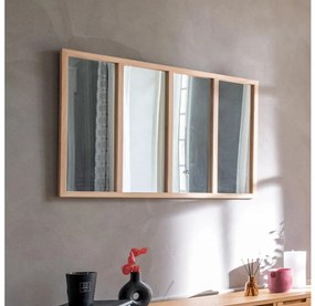 Atmosphera - Specchio da parete NAE 76x116 cm paulownia