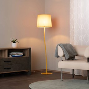 TK Lighting Lampada da terra Nicola, giallo