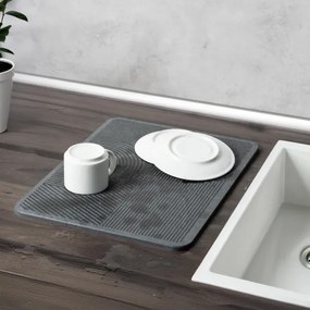 WENKO 54955100 - Tappetino assorbente DAMON 40x30 cm diatomite/grigio