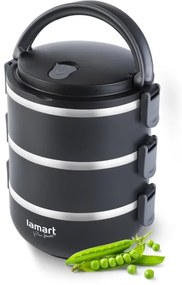 Lamart - Contenitore per alimenti termo 1,8 l nero