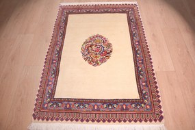 Kashan Tappeto 100 x 150 (Iran) Annodato A Mano