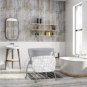 PETITE&amp;MARS - Fasciatoio con vasca da bagno SPA 3in1 grigio