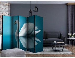 Paravento  swan  reflection II [Room Dividers]  Colore ---, Dimensioni e Misure 225x172