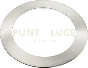 Incasso led slim nichel in alluminio 24w 2700lm 4000k 24x24x1,85 cm.