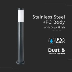 Lampada da esterno 1xE27/60W/230V IP44 80cm nera